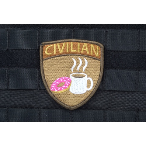 AMS CIVILIAN Patch - Full Color - Premium Hi-Fidelity Patch Series