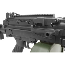 Atlas Custom Works Full Metal MK46 SAW Airsoft Machine Gun AEG - BLACK