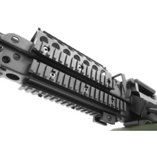 Atlas Custom Works Full Metal MK46 SAW Airsoft Machine Gun AEG - BLACK