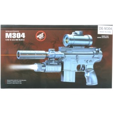 DE M304 Tactical M4 SD Airsoft Spring Pistol - w/ Accessory Rails