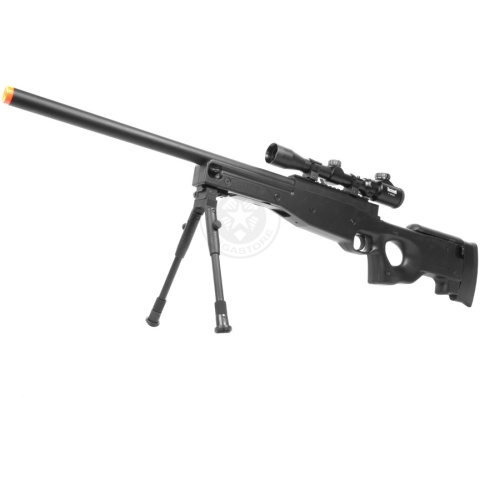 400 FPS DE MK96 Airsoft Spring Sniper Rifle w/ Scope & Bipod