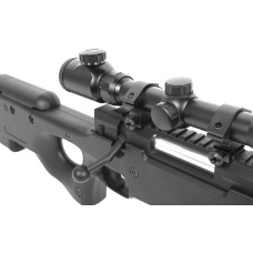 400 FPS DE MK96 Airsoft Spring Sniper Rifle w/ Scope & Bipod