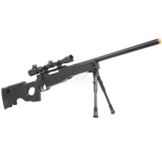 400 FPS DE MK96 Airsoft Spring Sniper Rifle w/ Scope & Bipod