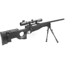 400 FPS DE MK96 Airsoft Spring Sniper Rifle w/ Scope & Bipod