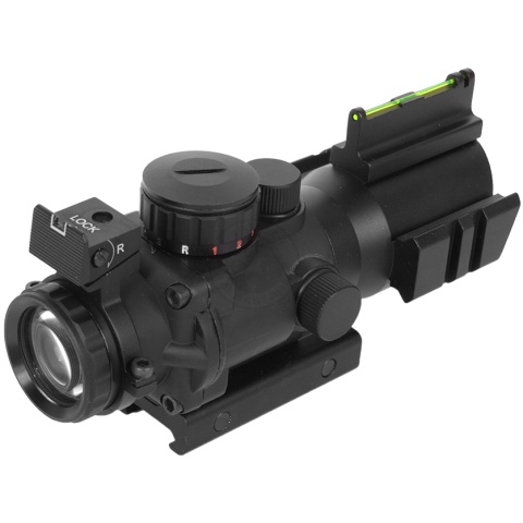 AIM Sports 4x32 Fiber Optic Red/Green Dot w/ Fiber Optic Sighting