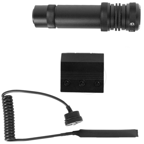 AIM Sports Tactical Airsoft Green Laser w/ Pressure Pad + Rail Mount