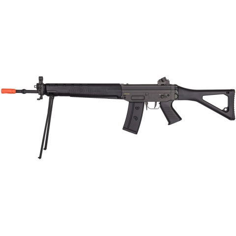 JG SIG 550 Full Metal Gearbox Airsoft AEG Rifle w/ Bipod - BLACK