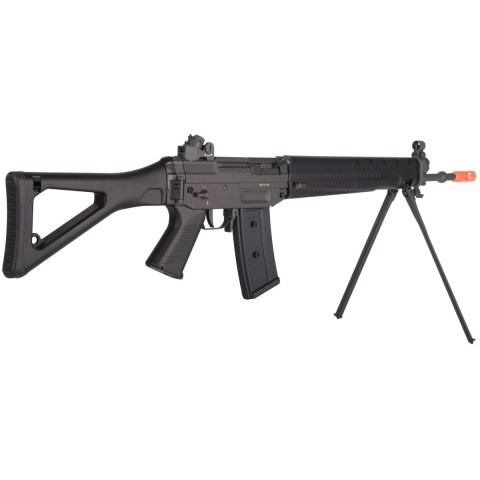 JG SIG 550 Full Metal Gearbox Airsoft AEG Rifle w/ Bipod - BLACK