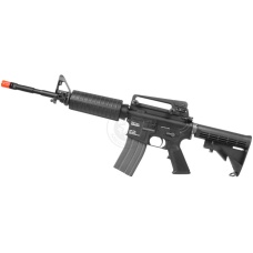 KWA Full Metal PTR LM4 Airsoft Gas Blowback Rifle (Color: Black)