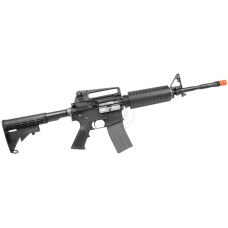 KWA Full Metal PTR LM4 Airsoft Gas Blowback Rifle (Color: Black)