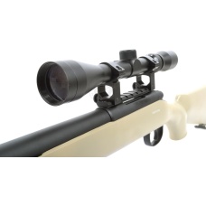 WellFire VSR-10 Bolt Action Airsoft Sniper Rifle - Scope + Bipod - TAN
