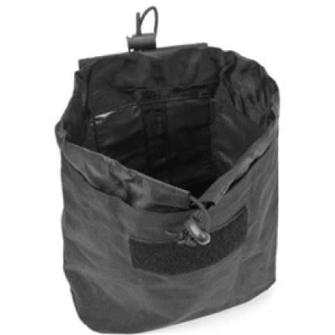 VISM MOLLE Tactical Folding Dump Pouch - BLACK