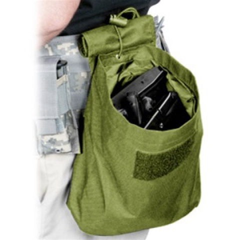 VISM MOLLE Tactical Folding Dump Pouch - OD