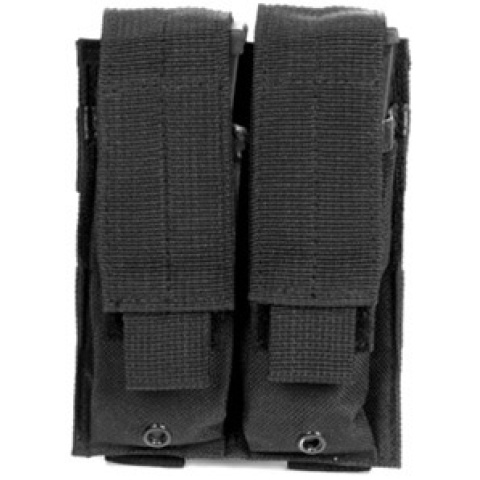 VISM MOLLE Double Pistol Magazine Pouch - BLACK