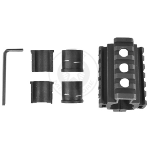 AIM Sports M4 / M16 Full Metal Front Sight Tri-Rail Barrel Mount