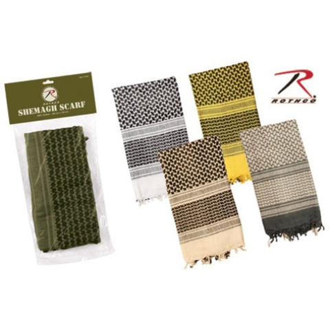 Rothco Tactical Multi-Purpose Lightweight Shemagh Scarf - FOLIAGE/ TAN