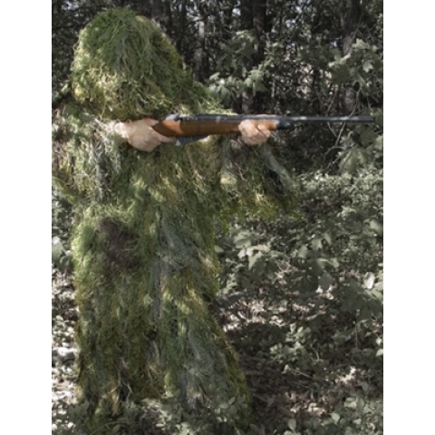 Rothco Lightweight All Purpose Woodland Ghillie Suit - XL/ XXL