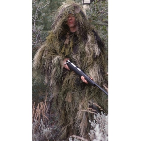 Rothco Lightweight Long Woodland Ghillie Suit Jacket - Medium/Large