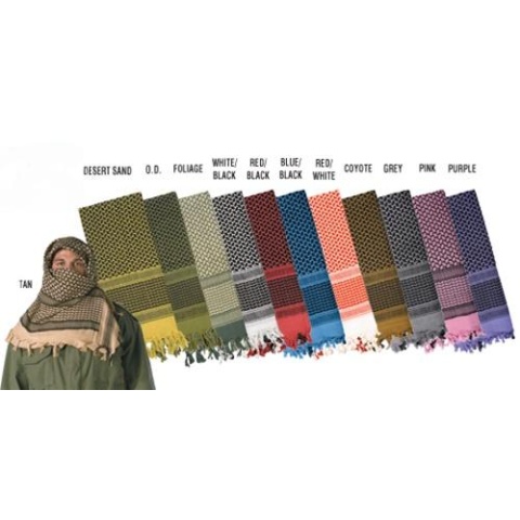 Rothco Tactical Multi-Purpose Shemagh Scarf - TAN