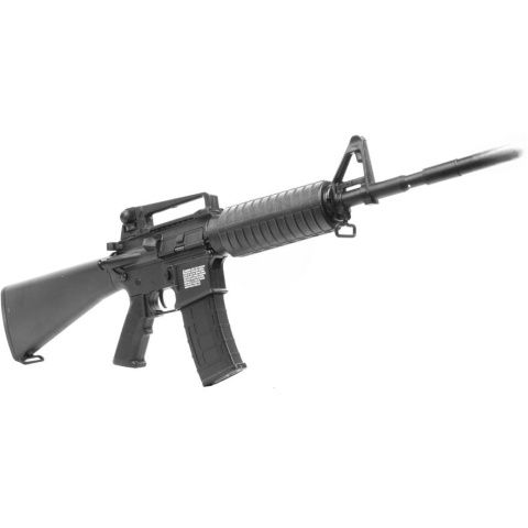 AMS-SRC Stryke Series SR15-A4 Carbine AEG Airsoft Rifle - BLACK -  (DISCONTINUED)