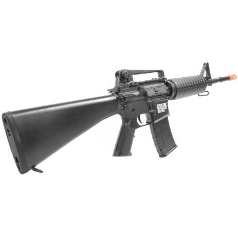 AMS-SRC Stryke Series SR15-A4 Carbine AEG Airsoft Rifle - BLACK -  (DISCONTINUED)