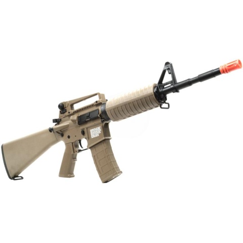 AMS-SRC Stryke Series SR15-A4 Carbine AEG Airsoft Rifle - TAN -  (DISCONTINUED)