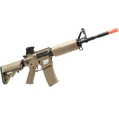 AMS-SRC Stryke Series SR15 NAVY Carbine AEG Airsoft Rifle - TAN -  (DISCONTINUED)