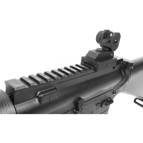 AMS-SRC Stryke Series SR15 CQC Carbine AEG Airsoft Rifle - BLACK -  (DISCONTINUED)
