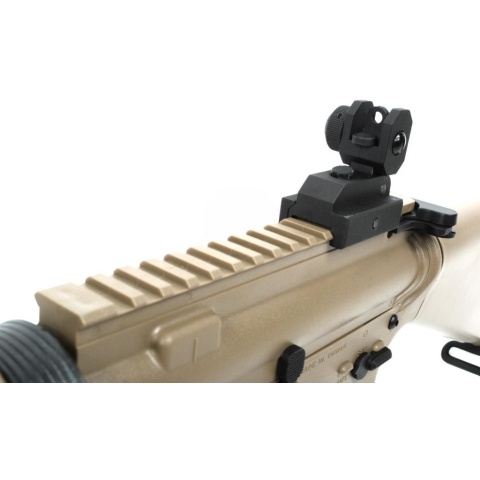 AMS-SRC Stryke Series SR15 CQC Carbine AEG Airsoft Rifle - TAN -  (DISCONTINUED)