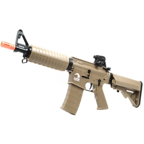 AMS-SRC Stryke Series SR15 MK18 Carbine AEG Airsoft Rifle - TAN -  (DISCONTINUED)