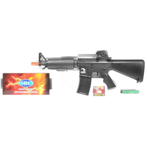 SRC AMS Stryke Series SR15-A3 Shorty Carbine Airsoft AEG Rifle - BLACK