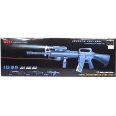 300 FPS WellFire M16A3 Spring Airsoft Rifle - w/ Tactical Accessories