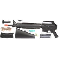 300 FPS WellFire M16A3 Spring Airsoft Rifle - w/ Tactical Accessories