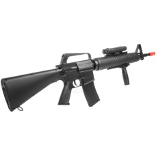 300 FPS WellFire M16A3 Spring Airsoft Rifle - w/ Tactical Accessories