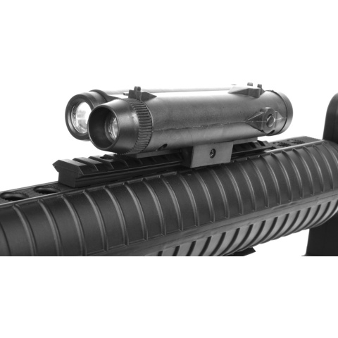 300 FPS WellFire M16A3 Spring Airsoft Rifle - w/ Tactical Accessories