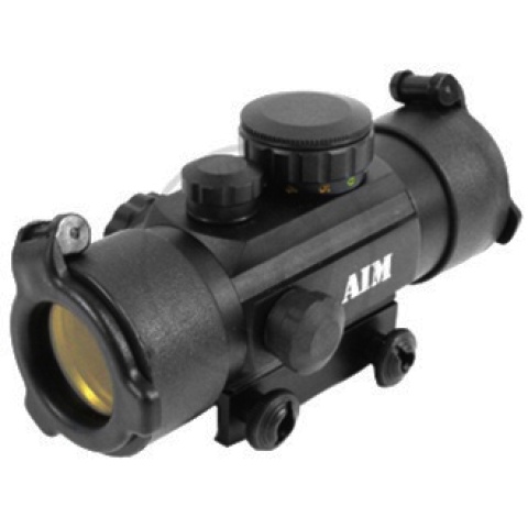 AIM Sports 10-Intensity 1x30 Multi-Reticle Red & Green Dot Scope
