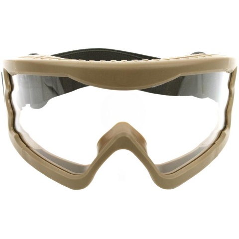 Hakkotsu X-Eye HD Wide-View Tactical Goggles - TAN