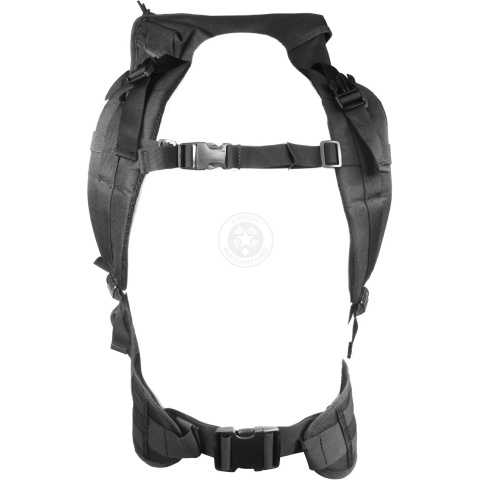 Lancer Tactical 600D 36-Inch Rifle Case Backpack - BLACK