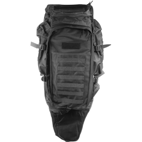 Lancer Tactical 600D 36-Inch Rifle Case Backpack - BLACK