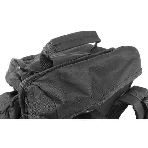 Lancer Tactical 600D 36-Inch Rifle Case Backpack - BLACK