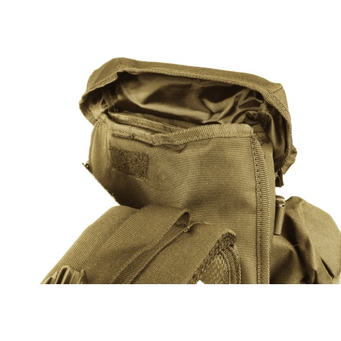 Lancer Tactical 600D 36-Inch Airsoft Rifle Case Backpack - TAN