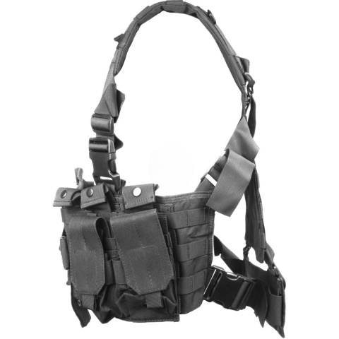 AMA Airsoft Modular Lightweight Chest Rig - BLACK
