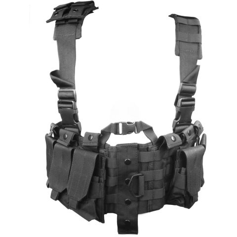 AMA Airsoft Modular Lightweight Chest Rig - BLACK