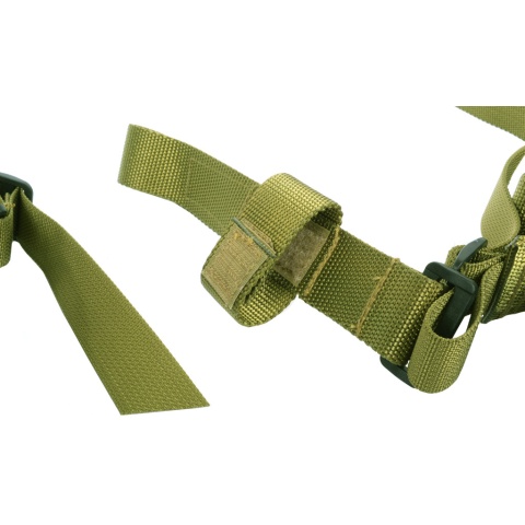 AMA OpSpec 3-Point Adjustable QD Rifle Sling - OD GREEN