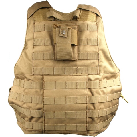 Lancer Tactical MOLLE Rapid Response Maritime Tactical Vest - TAN