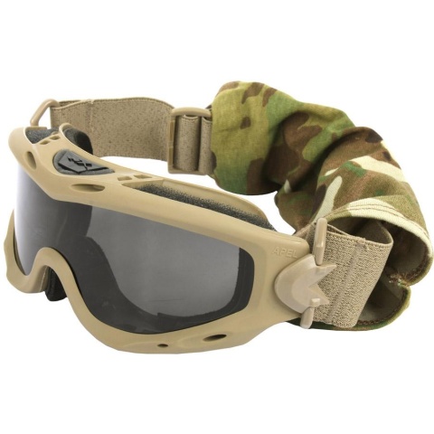 Wiley X Spear Ballistic Airsoft Goggles - w/ 2X Lenses - TAN