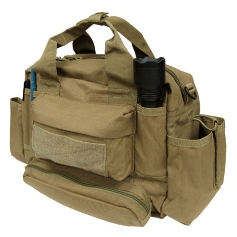 Condor Outdoor: Tactical Response Bag w/ Universal Holster - TAN
