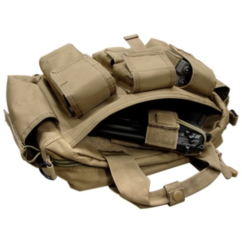 Condor Outdoor: Tactical Response Bag w/ Universal Holster - TAN