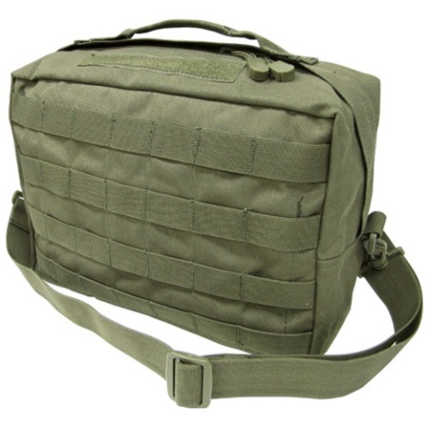 Condor Outdoor MOLLE Utility Shoulder Bag w/ Removable Strap - OD