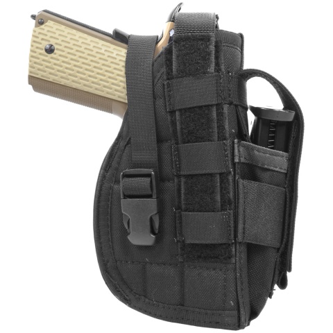 Flyye Industries MOLLE 1911 Pistol Holster  (Right Handed) - BLACK